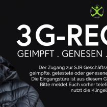 3G Regelung und Öffnungszeiten für die Geschäftsstelle
