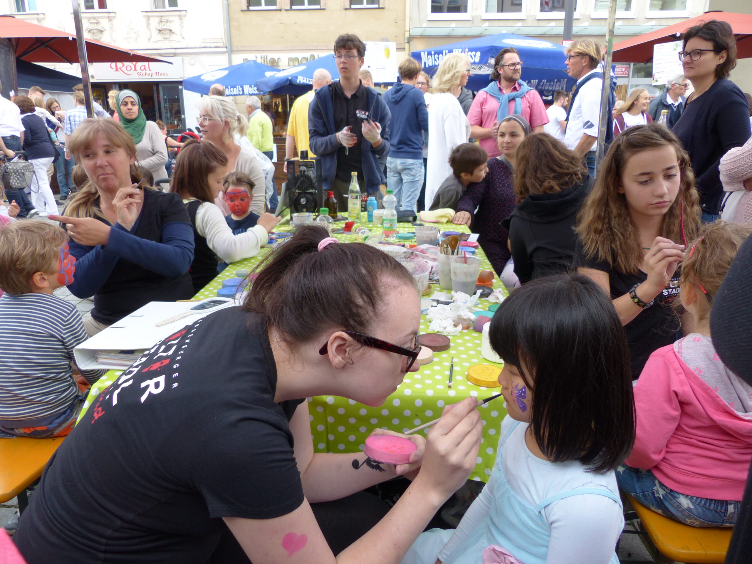 Bürgerfestwochenende – viel los am Aktionstand