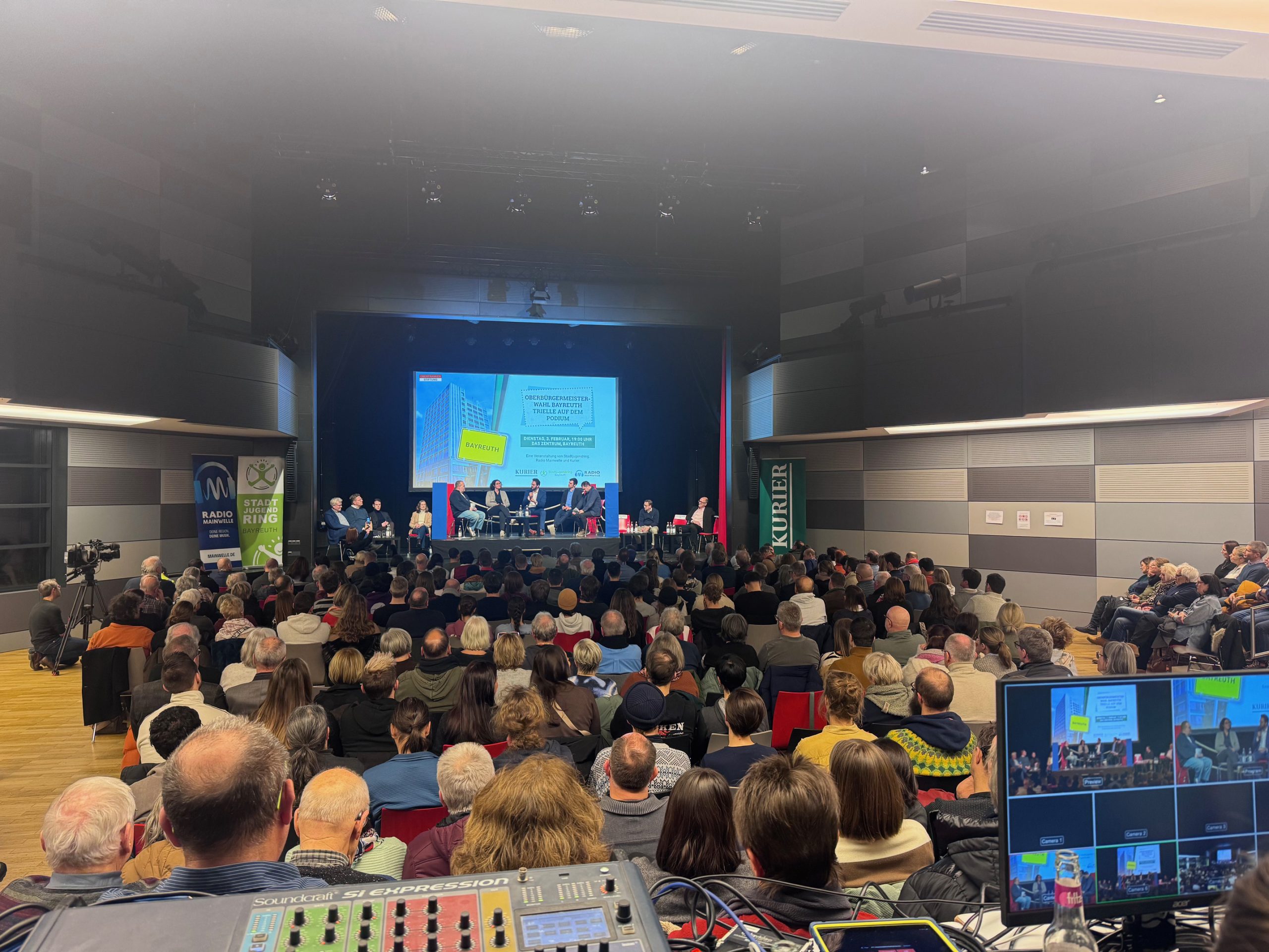Podiumsdiskussionen zur Oberbürgermeisterwahl in Bayreuth
