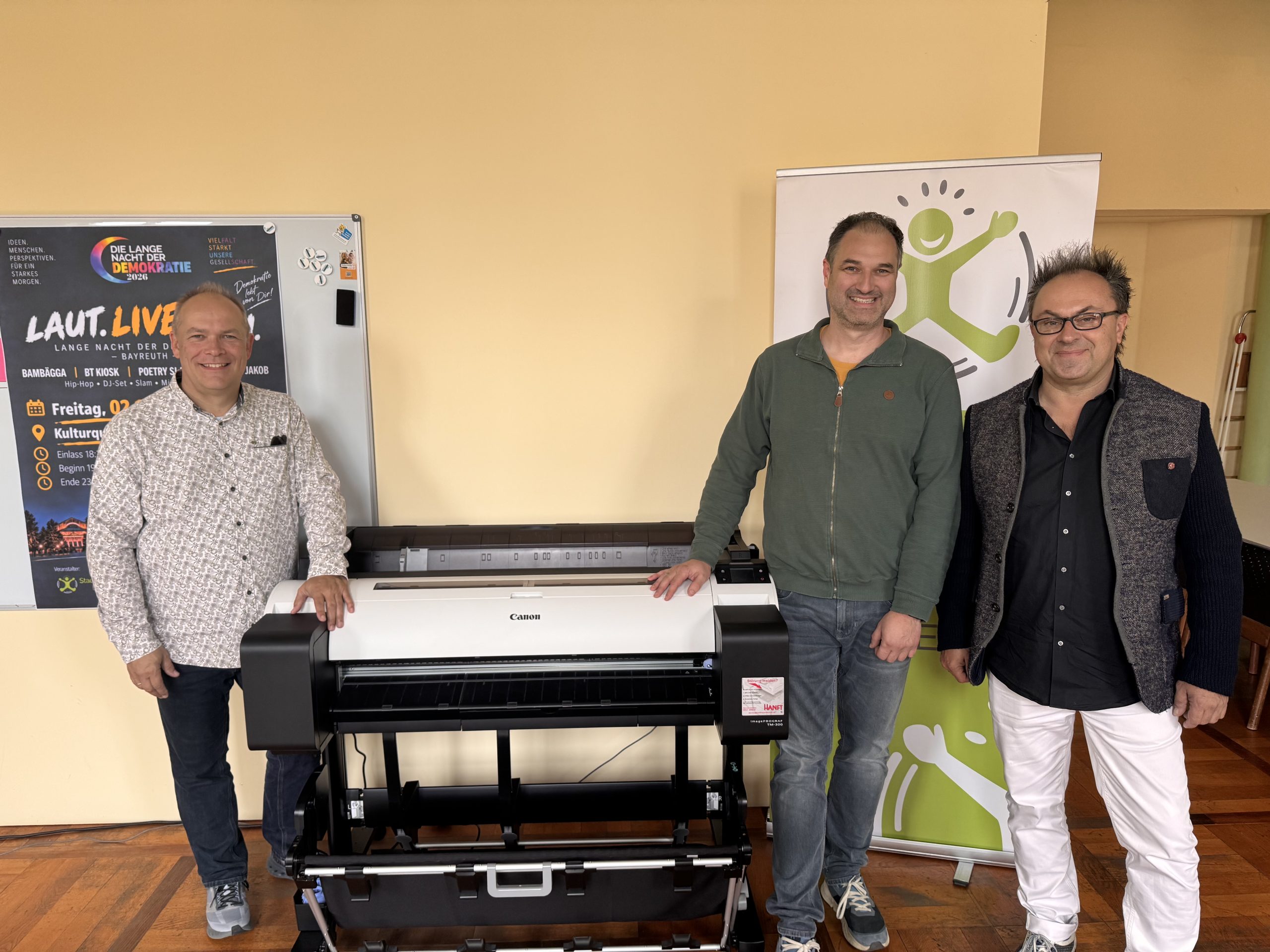 Neuer Großformatdrucker für die Jugendarbeit